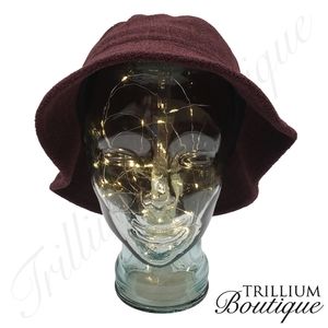 Brixton Hat Bucket Hat Plum Suffolk Packable Bucket Hat Felted Knit Outdoor